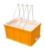 Plastic uncapping tray with plastic strainer (H - 300mm)